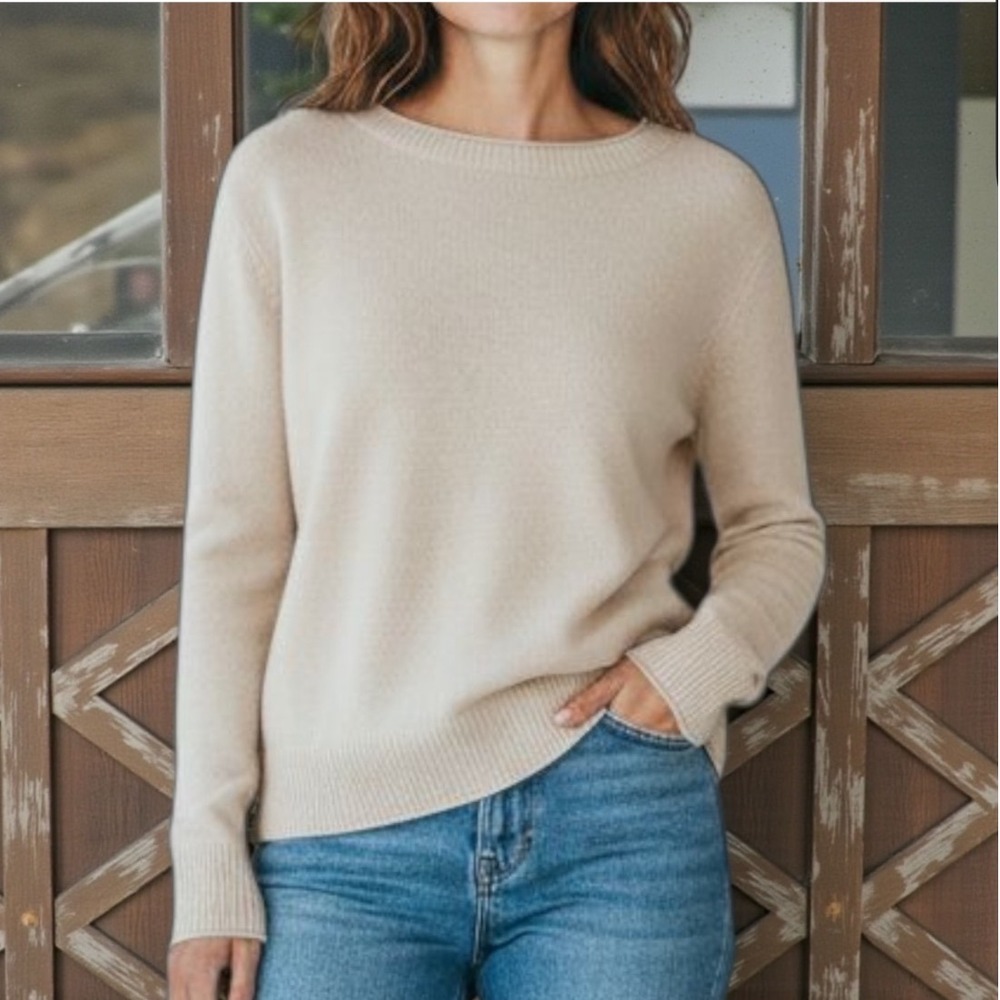 JENNI KAYNE Everyday Wool/Cashmere
Blend Sweater Size XS
